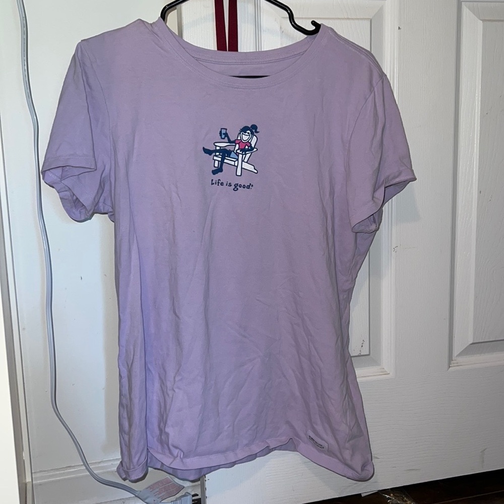 Life is good vintage tee